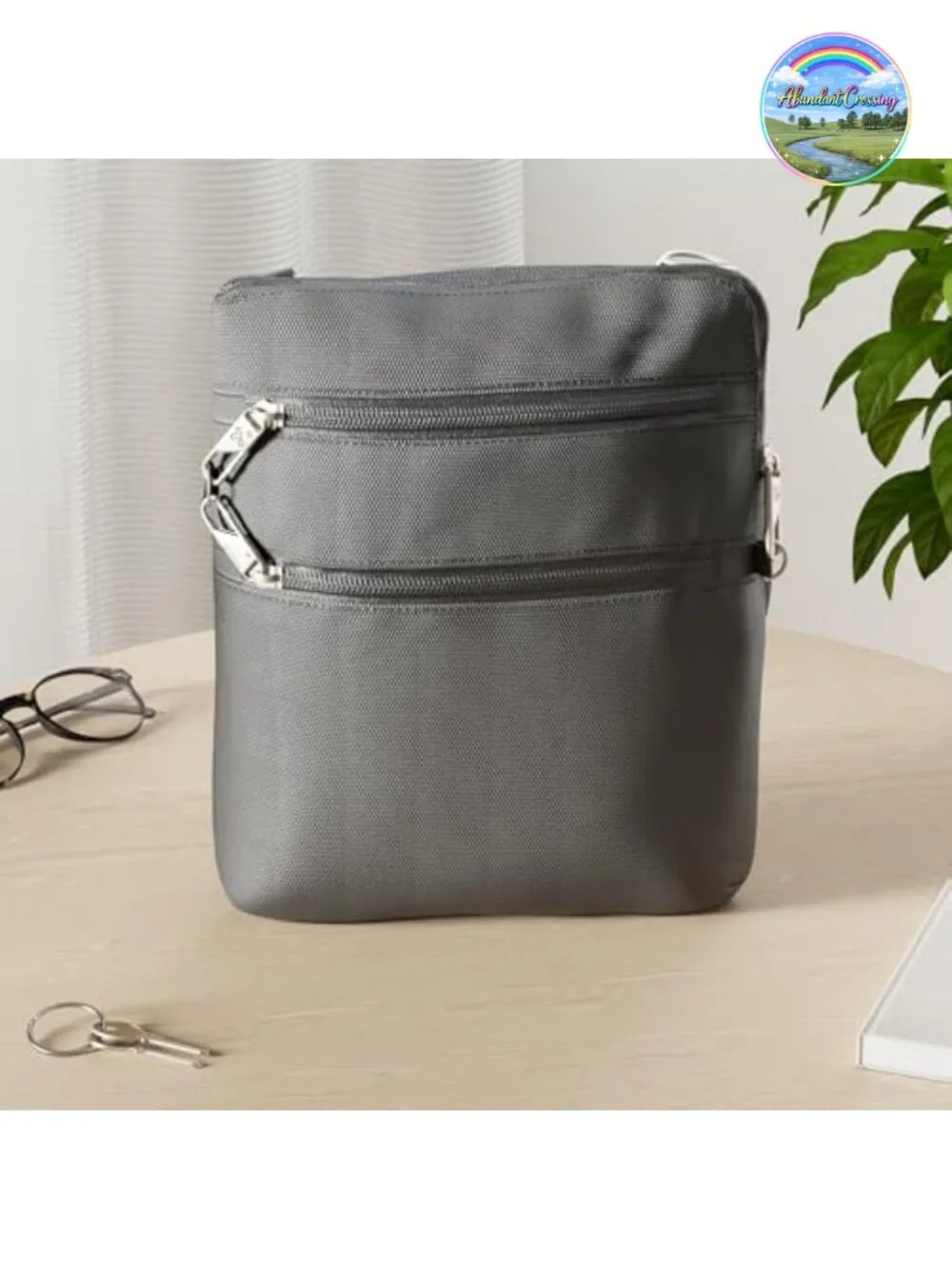 Anti-Theft Crossbody Bag RFID Blocking Slash-Resistant Women's Travel Handbag